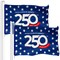 G128 2 Pack: USA 250th Anniversary Stars Flag | 3x5 Ft | Double Sided Printed 150D Polyester | America 1776-2026 Patriotic Banner with Brass Grommets | Durable Indoor/Outdoor Celebration Flag